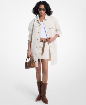Michael Kors Women's Oversized Denim Coat