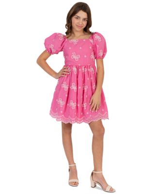 Girls 7-16 Short-Sleeve Dress