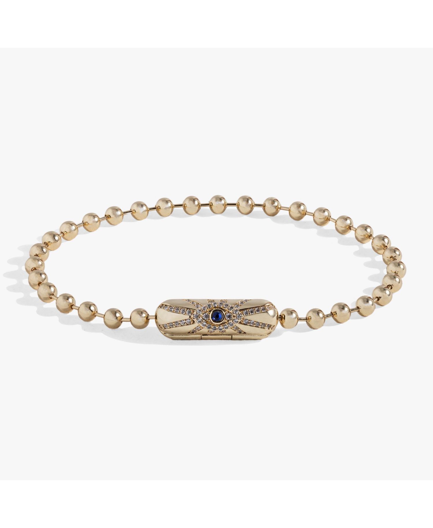 Evil Eye Barrel Closure Bracelet