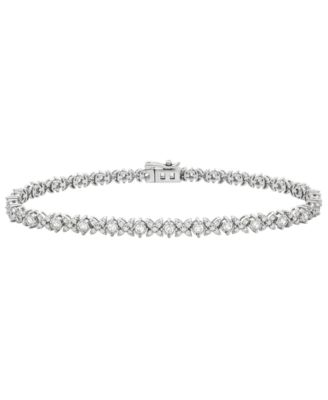 Wrapped in Love Diamond Bracelet (2 ct. t.w.) in Sterling Silver - Sterling Silver