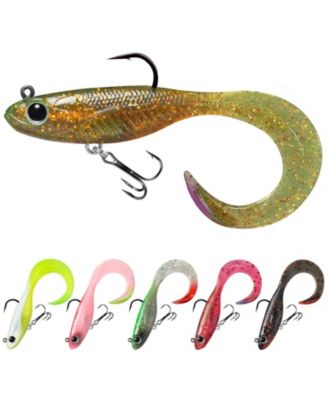 Easy Catch Pre-rigged Soft TPE Swimbaits Bass Fishing Lures