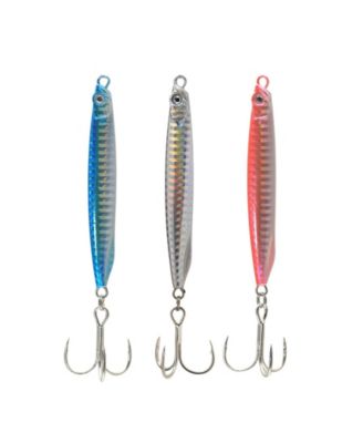 3pcs Saltwater Fishing Jigs Spoons Striped Bass Pompano Mackerel Bluefish