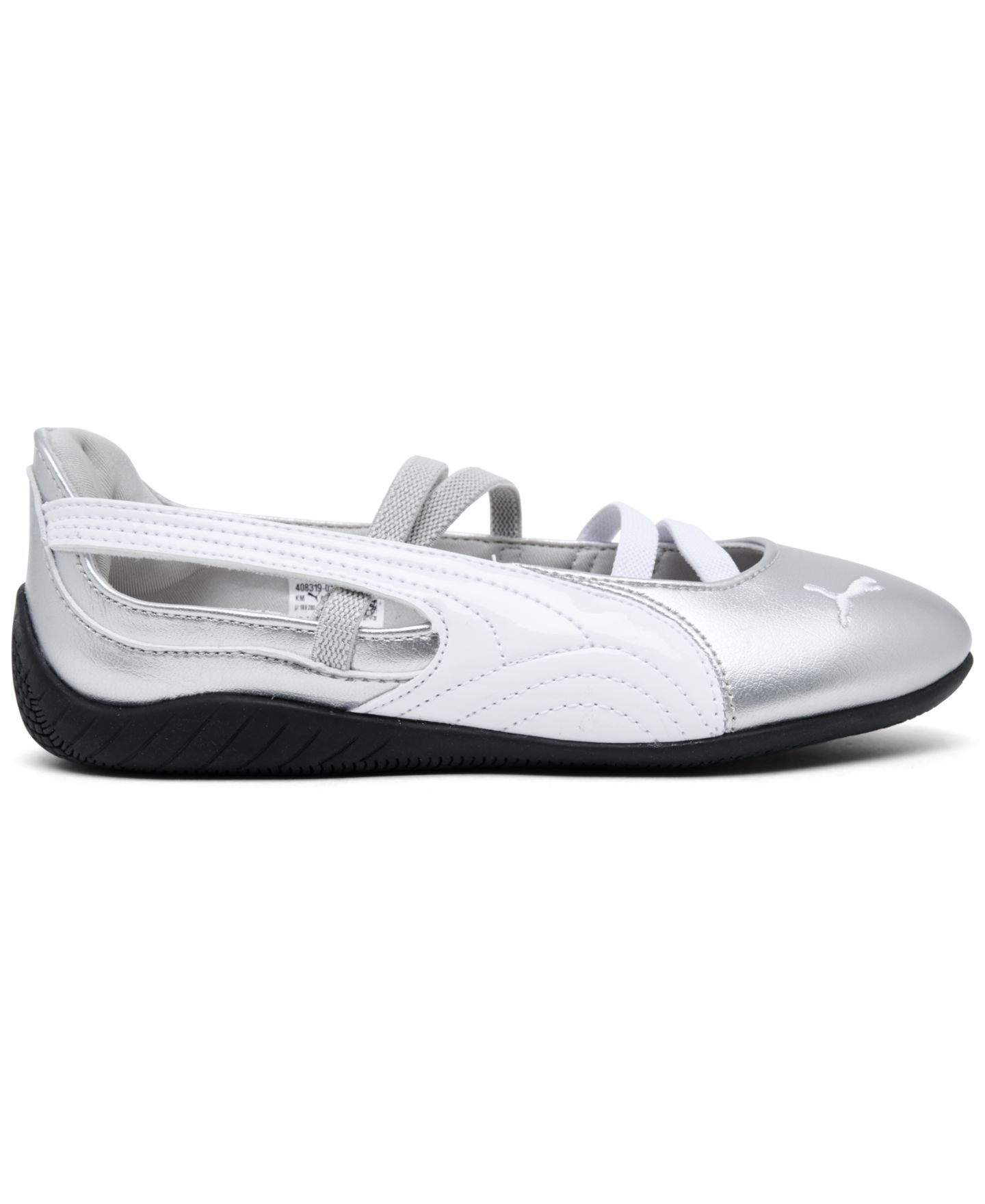 Обувь Puma Speedcat Ballet Suede Mary Jane Shoes from Finish Line для девочек, цвет: Серый — фото 2