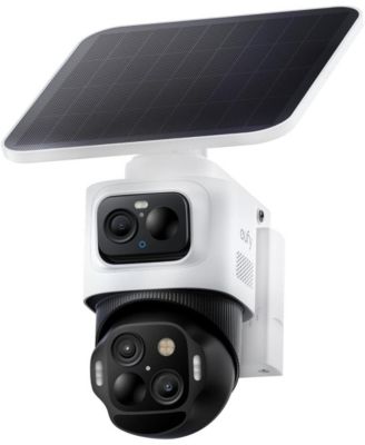 Security eufyCam S4,4K Solar Camera Wireless Outdoor, Triple Lens Bullet-PTZ Cam