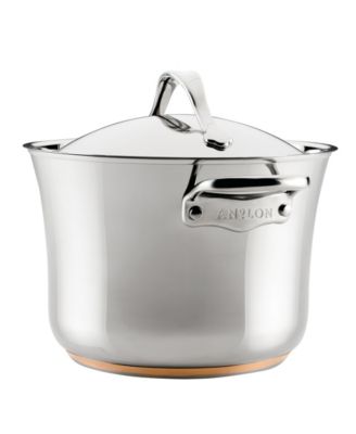 Nouvelle Copper Stainless Steel 6.5-Qt. Stockpot with Lid, Macy's Exclusive