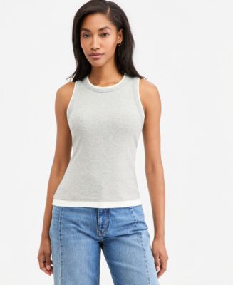 On 34th Women's Micro Rib Faux-Layered Tank Top, Macy's Exclusive