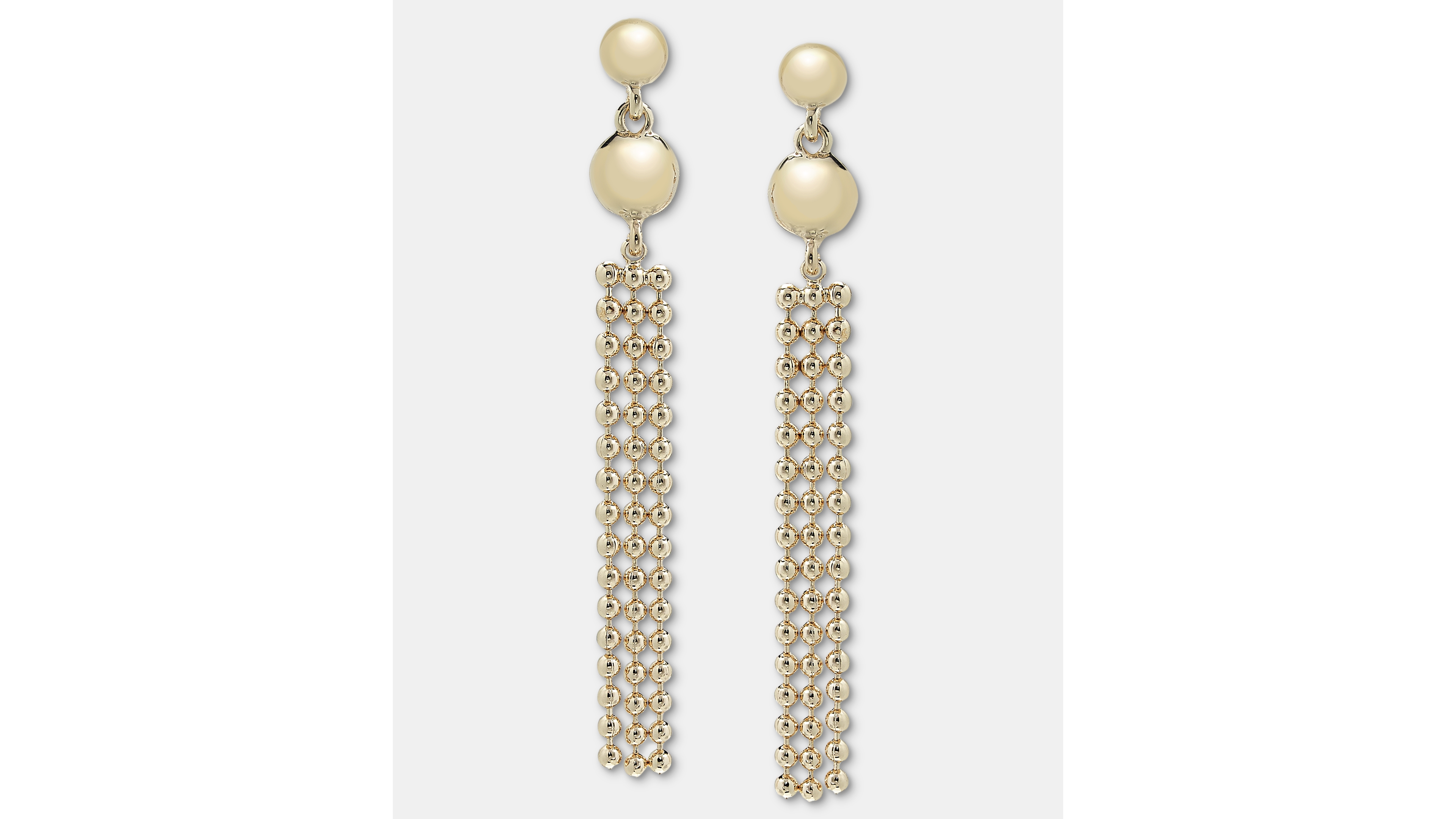 Anne Klein Beaded Linear Drop Earrings