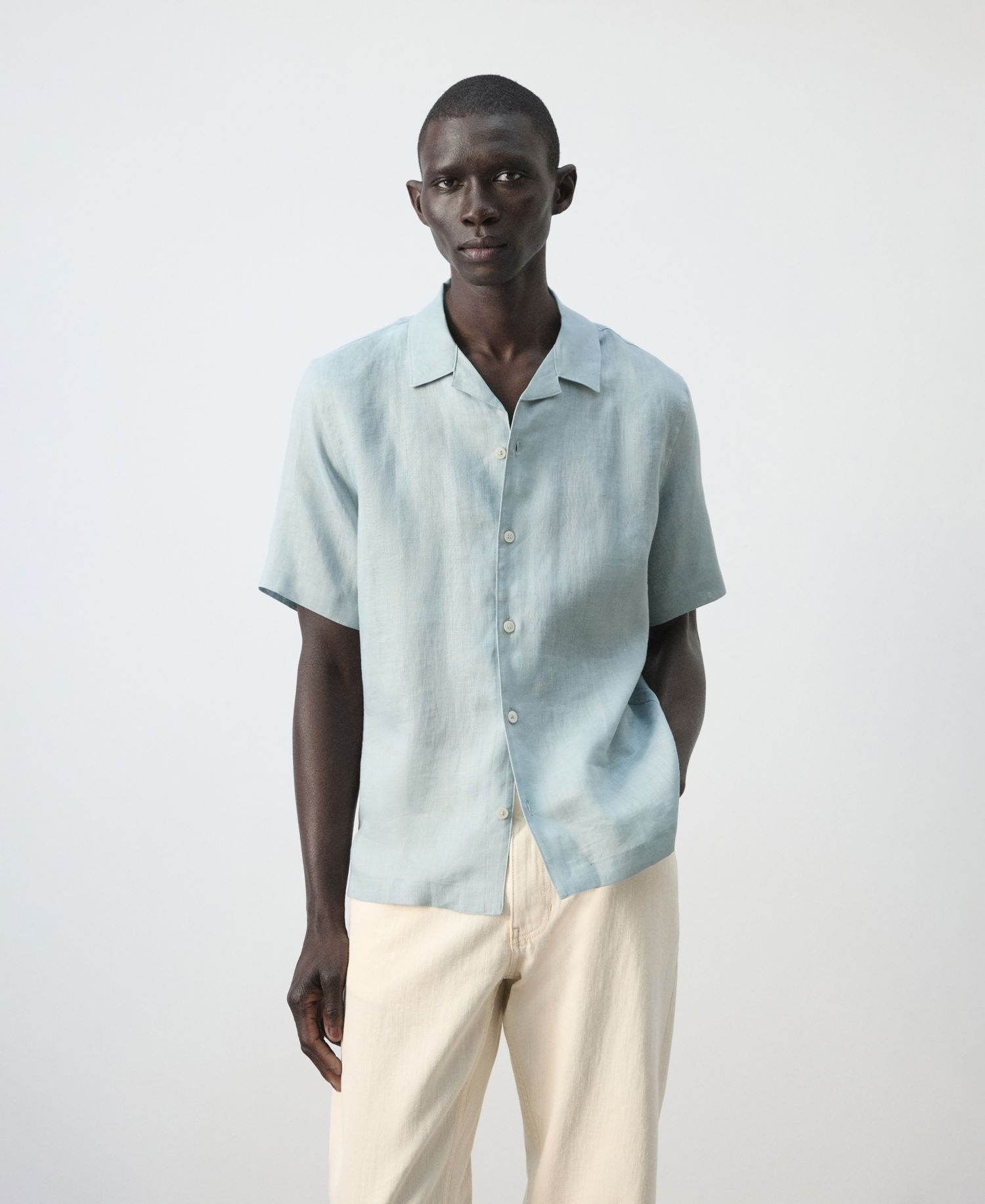 Men's Bowling-Collar Shirt