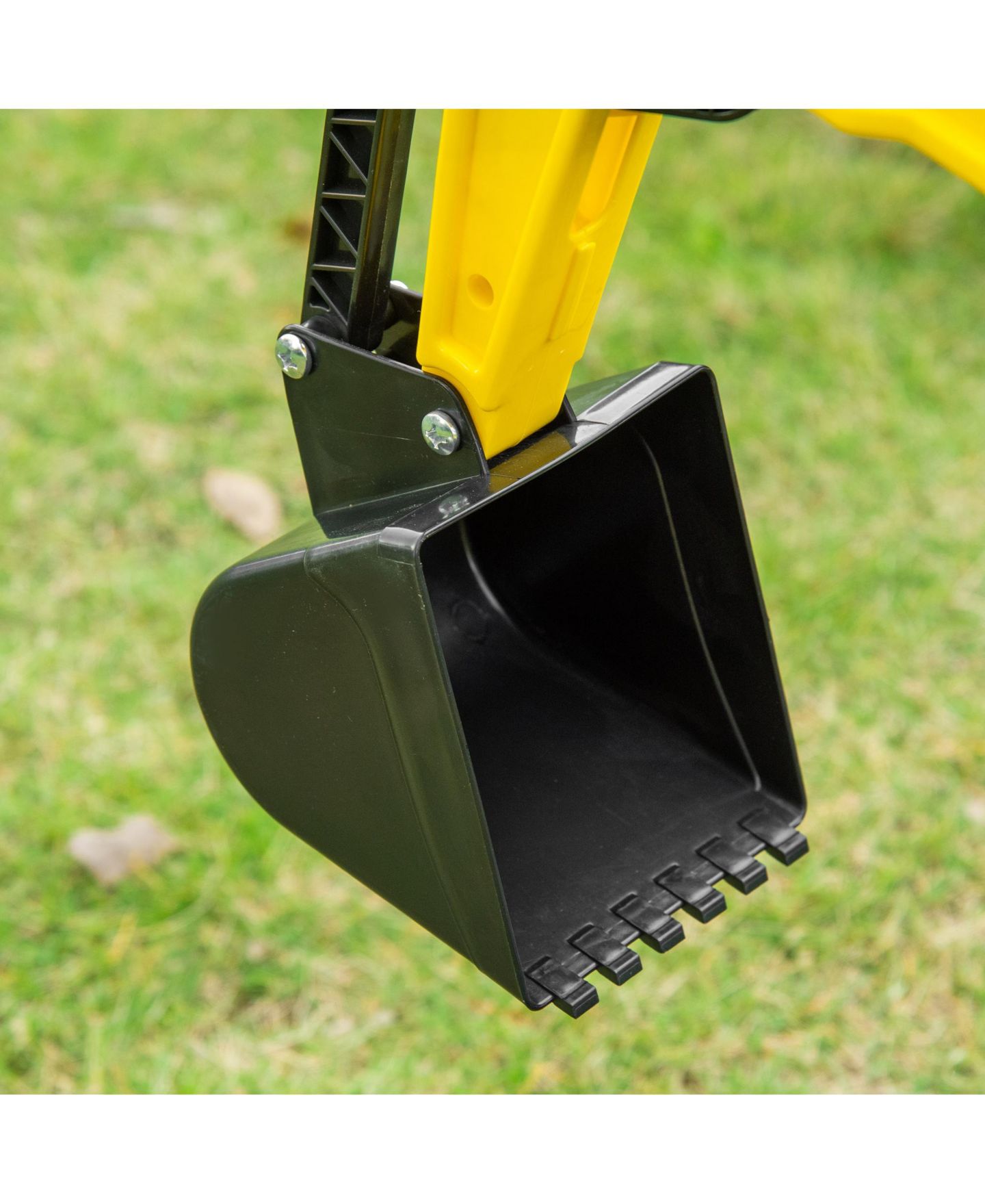 Детская игрушка Aosom Ride-On Construction with Controllable Digging Bucket, Ages 3+, цвет: Жёлтый — фото 5