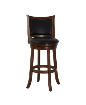 Bristol Wood Swivel Bar Stool with PU Seat