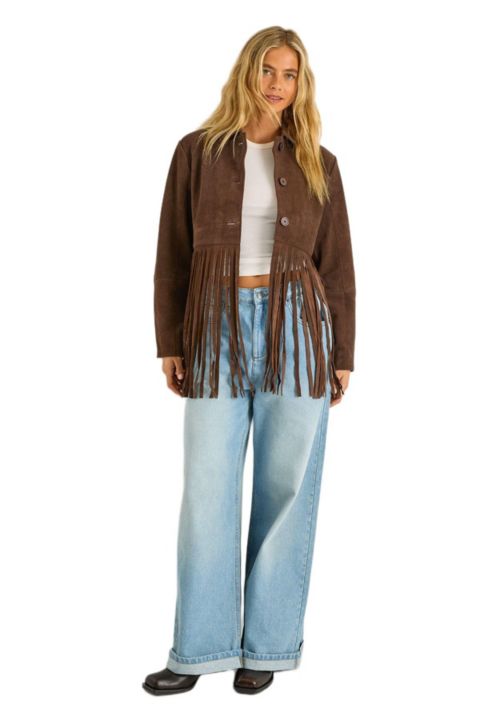 Женские куртки Nasty Gal Women's Real Suede Fringe Jacket