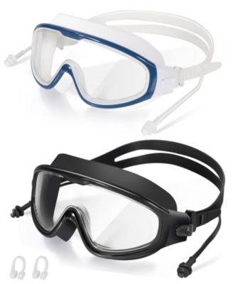 Swimming Goggles Anti-fog Ear Plugs Nose Clip