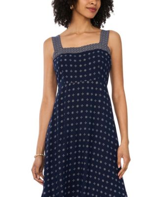 vince camuto blue dress Maxi Size 12 making this dress a versatile choice for professional settings and polished everyday style. Vince Camuto Women's Embroidered Neck