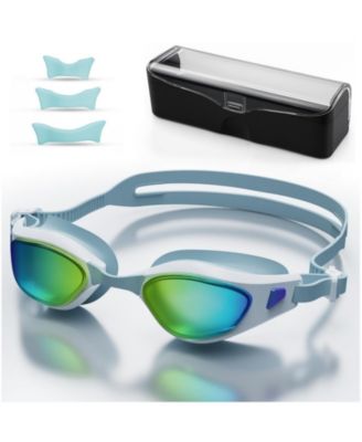 Swim Goggles Anti-fog UV Protection Leak-proof Adult Wide View