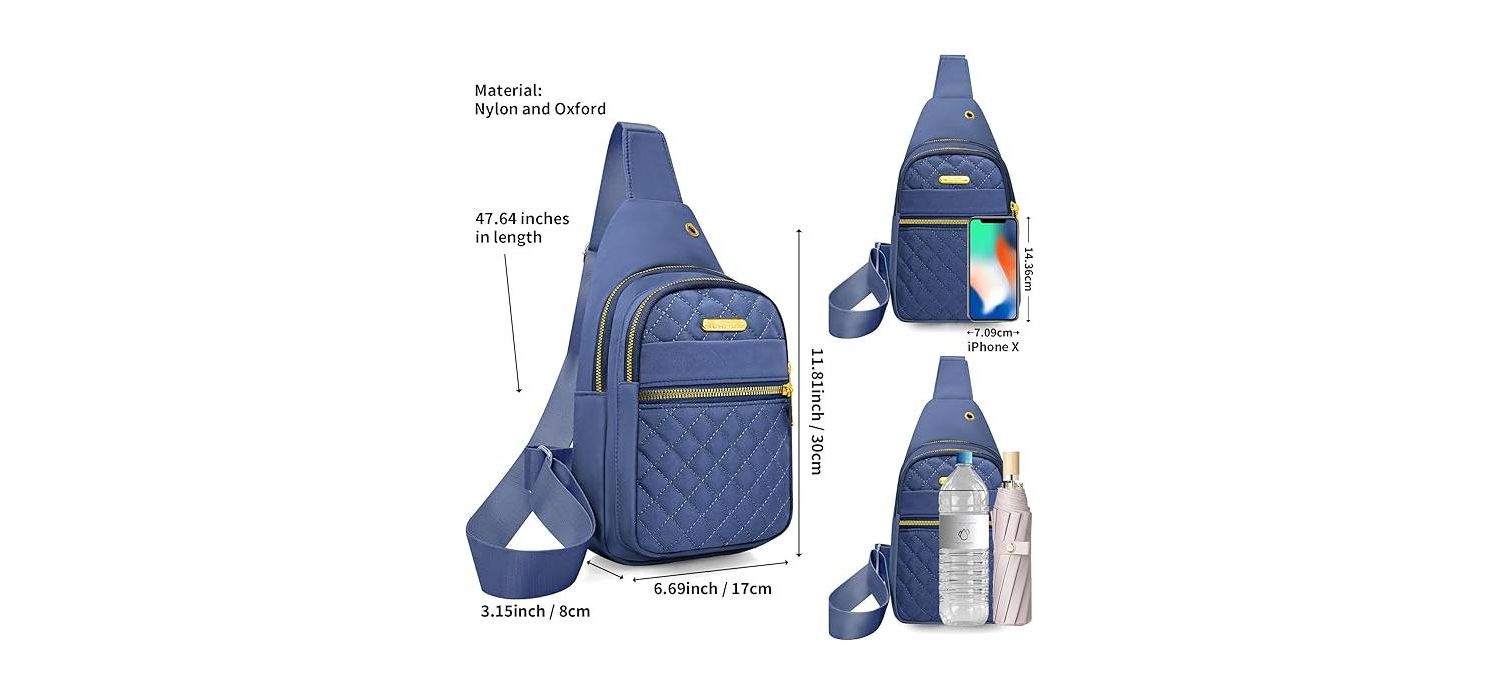 Small Sling Bag For Women Men Casual Crossbody Sling Backpack