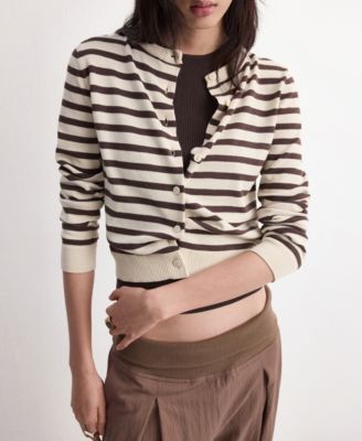 Women's Stripped Knit Cardigan