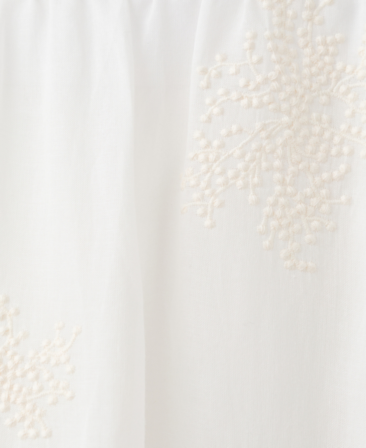 Mango Women's Embroidered Details Cotton Skirt