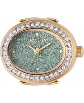 Women's 49602 Mini  Quartz 2 Hand Green Dial Watch