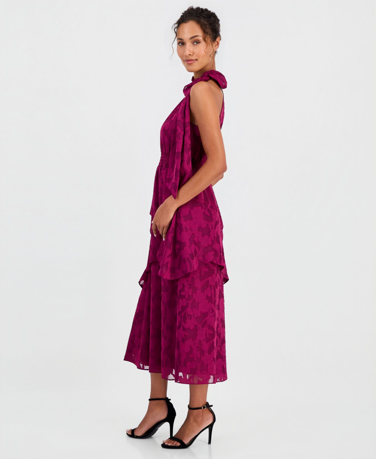 Women's Tiered Midi Dress