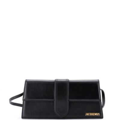 Long Le Bambino Top Handle Flap Bag Leather