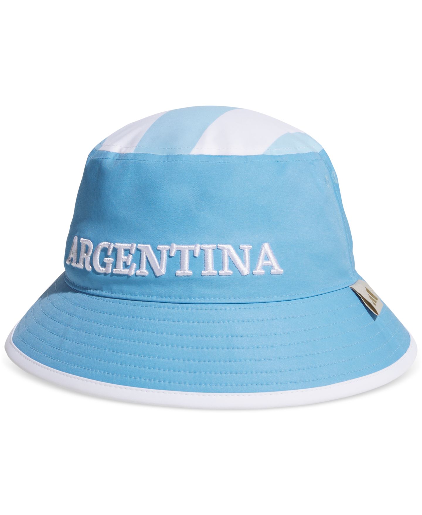 Мужская панама adidas Argentina Fan Bucket Hat, цвет: Светлый синий — фото 1