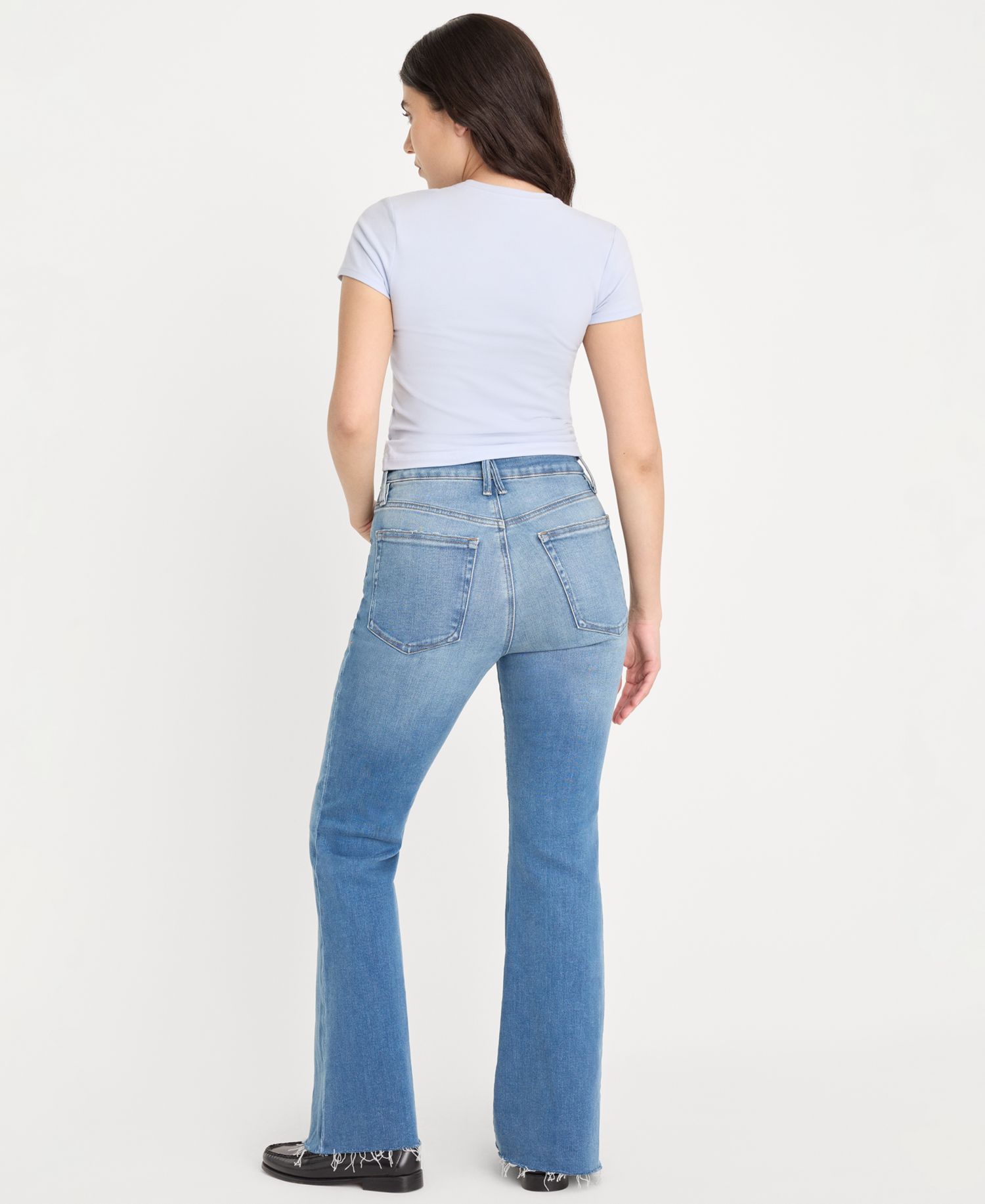 Petite Flared Ankle Jeans
