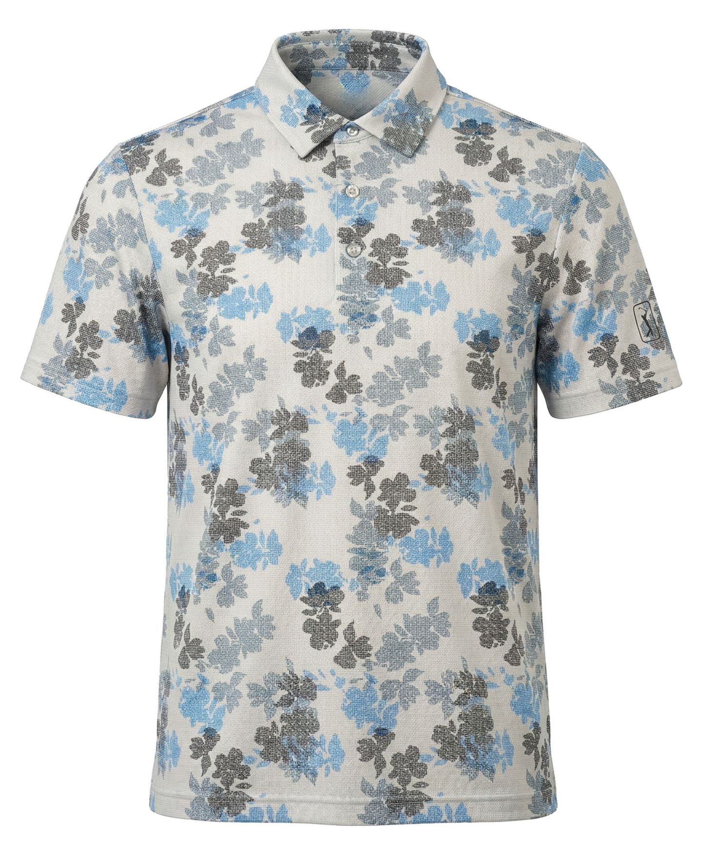 Мужское поло PGA TOUR Short-Sleeve Polo Shirt, цвет: Яркий белый — фото 5