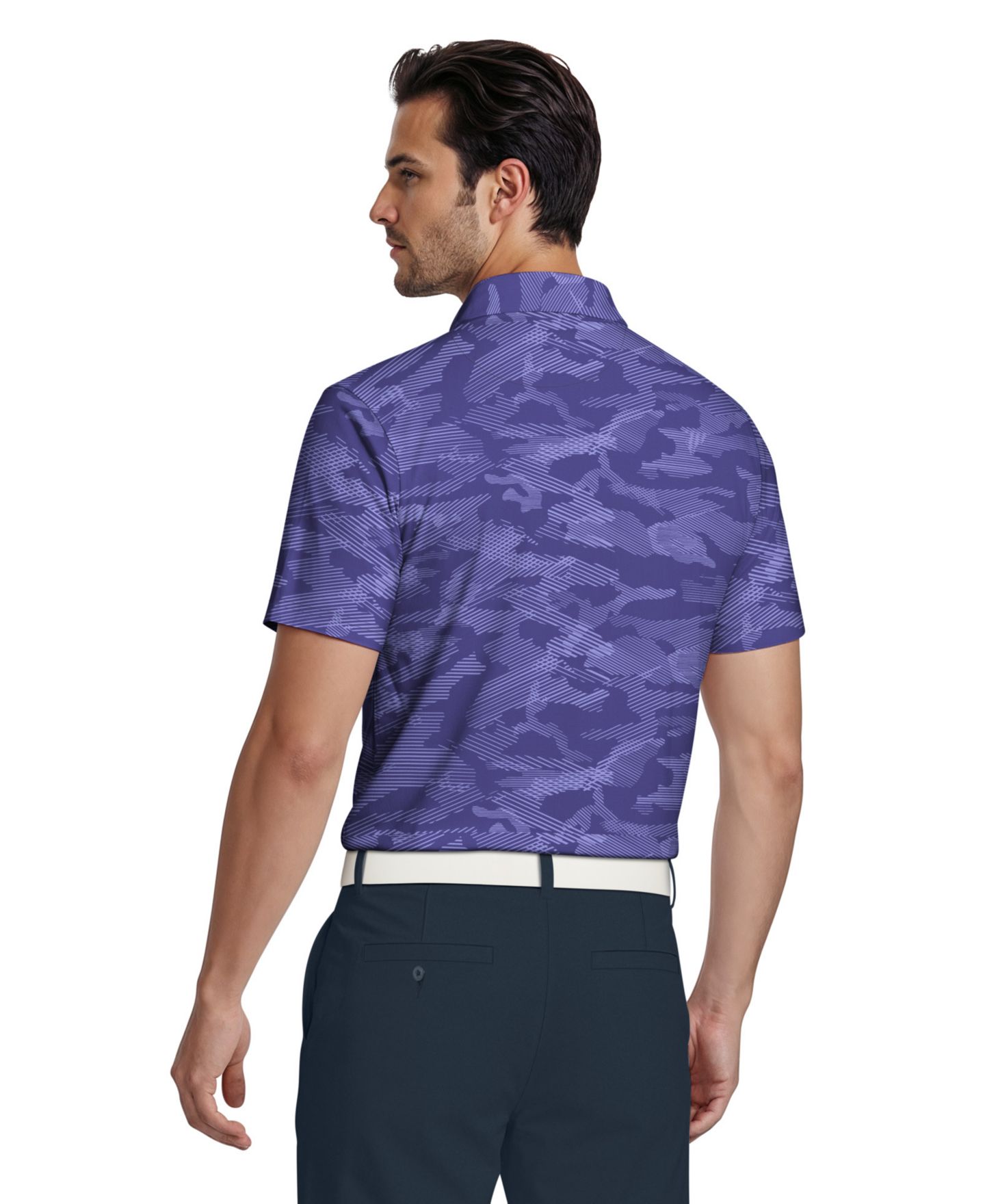 Мужское поло PGA TOUR Classic-Fit Polo Shirt, цвет: Синий — фото 4