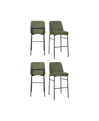 Erik Fabric Upholstered Bar Stool (Set of 4)