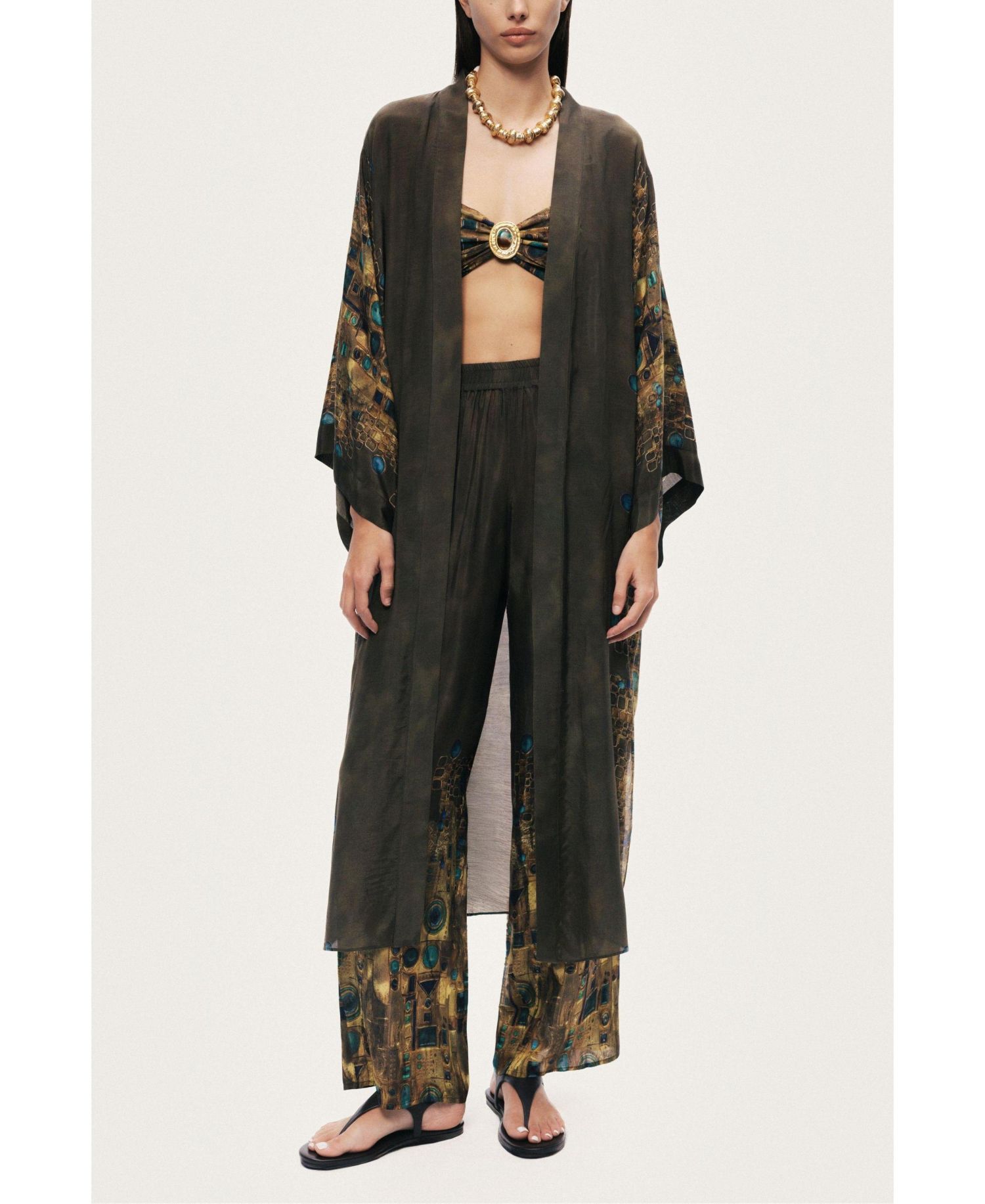 Women's Printed Straight Leg Pants