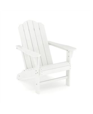 HDPE Adirondack Chair, Wood Texture Patio Furniture
