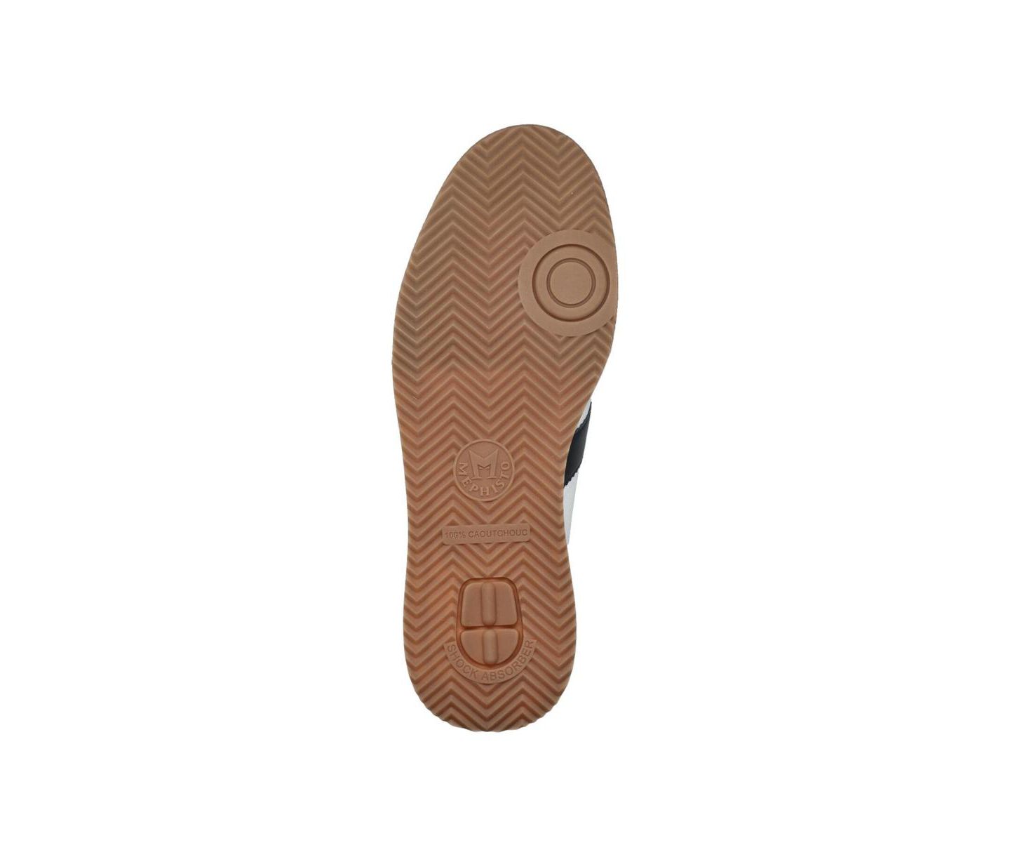 Мужские кроссовки Mephisto Elyo Stone Suede and Leather, цвет: Серо-бежевый — фото 5