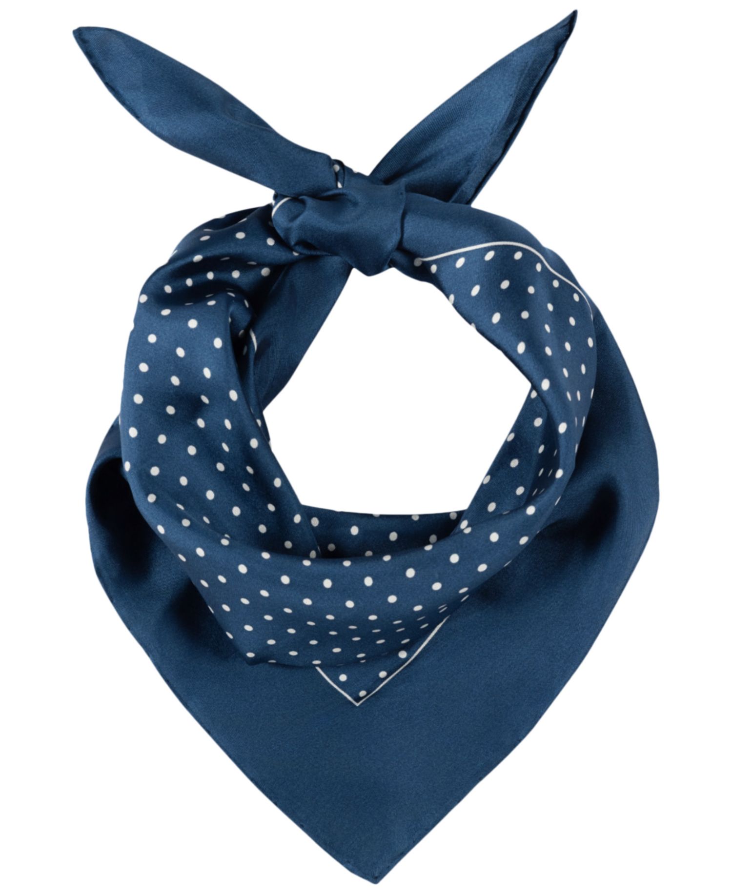 Dot with Logo Small Square Scarf