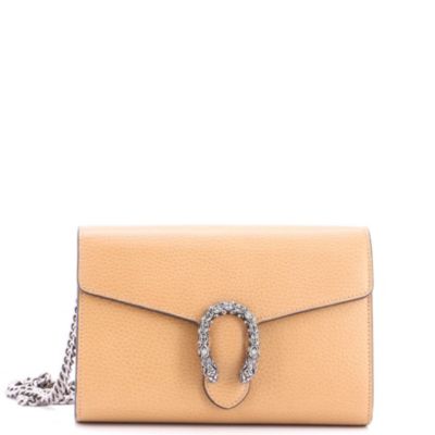 Small Dionysus Chain Wallet Leather with Embellished Detail