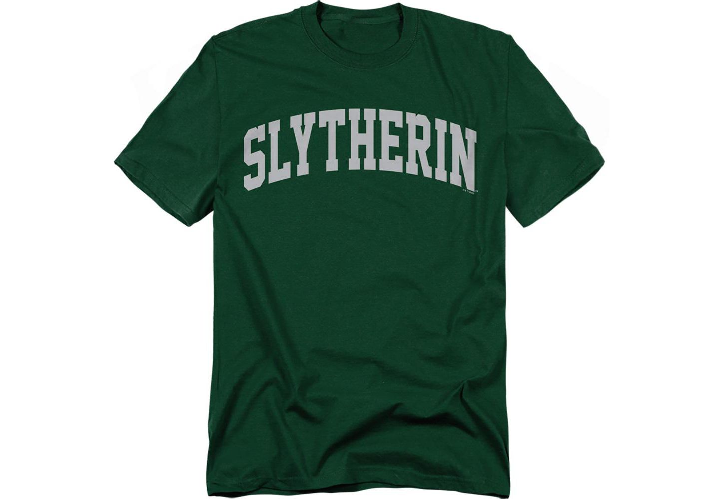 Мужская футболка Harry Potter Slytherin Arched, цвет: Тёмно-зелёный — фото 1