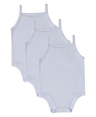 Baby 3 Pack Unisex Cotton / Modal Tag-Free Solid Bodysuits