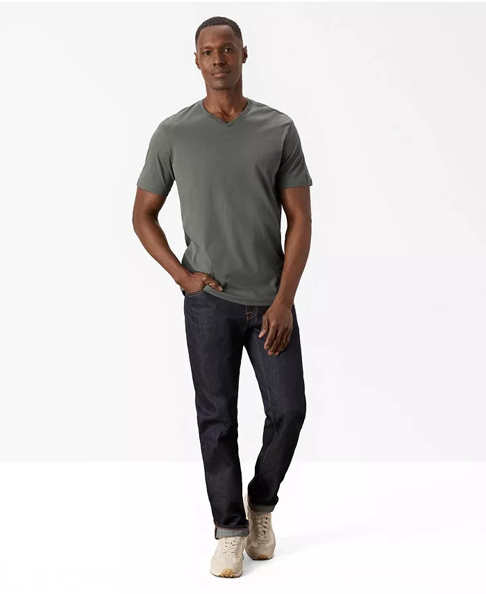 Men's Organic Cotton Essential V-Neck Tee - thumbnail 7