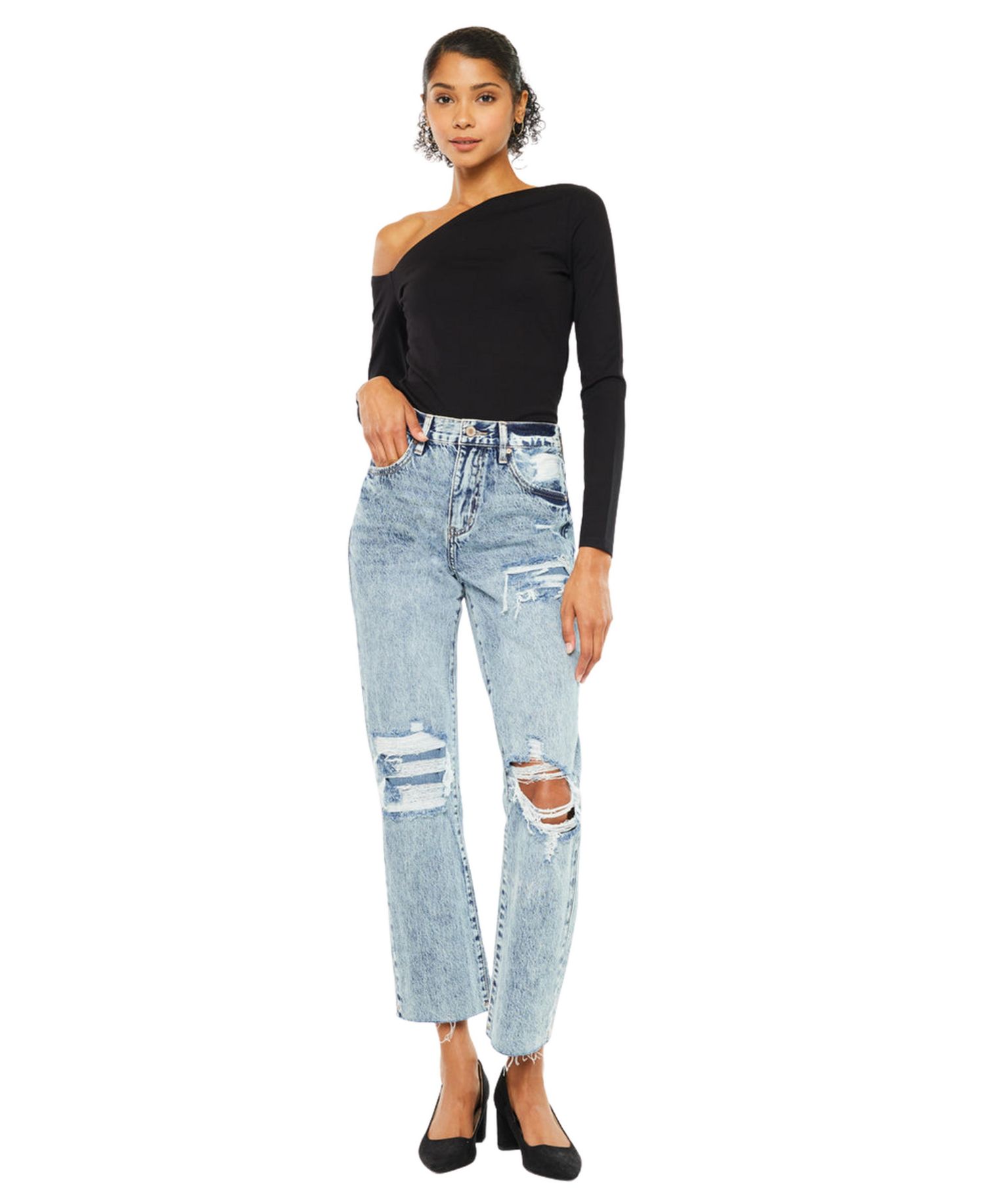 Women's Chesney High-Rise Straight Jeans
