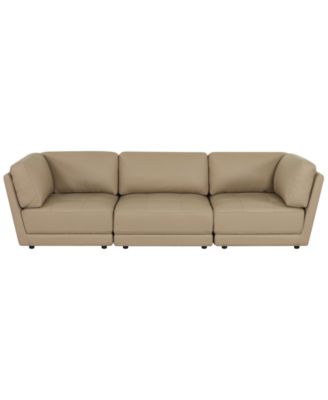 Versa 3-Piece Leather Sofa