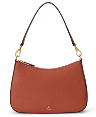 Danni Small Crosshatch Leather Slim Shoulder Bag