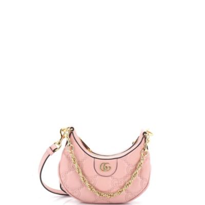 Mini Half Moon Hobo GG Matelasse Leather