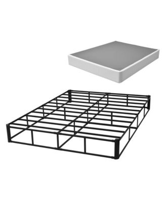 Queen Box Spring Mattress Foundation Heavy Duty Metal Bed Frame 9 Inch