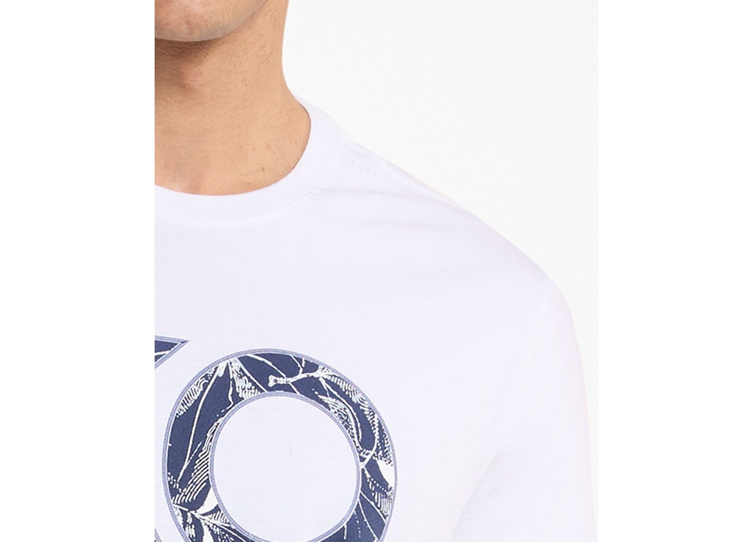 Men's Floral Logo Regular-Fit T-Shirt