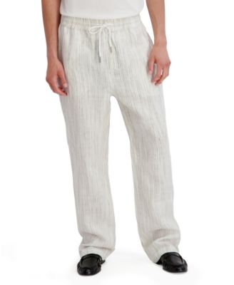 Men's Striped Relaxed-Fit Pants