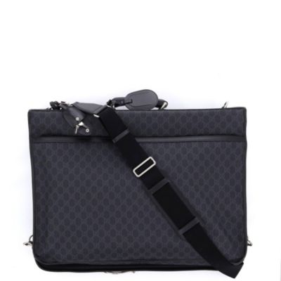 Retro Interlocking G Garment Bag GG Coated Canvas