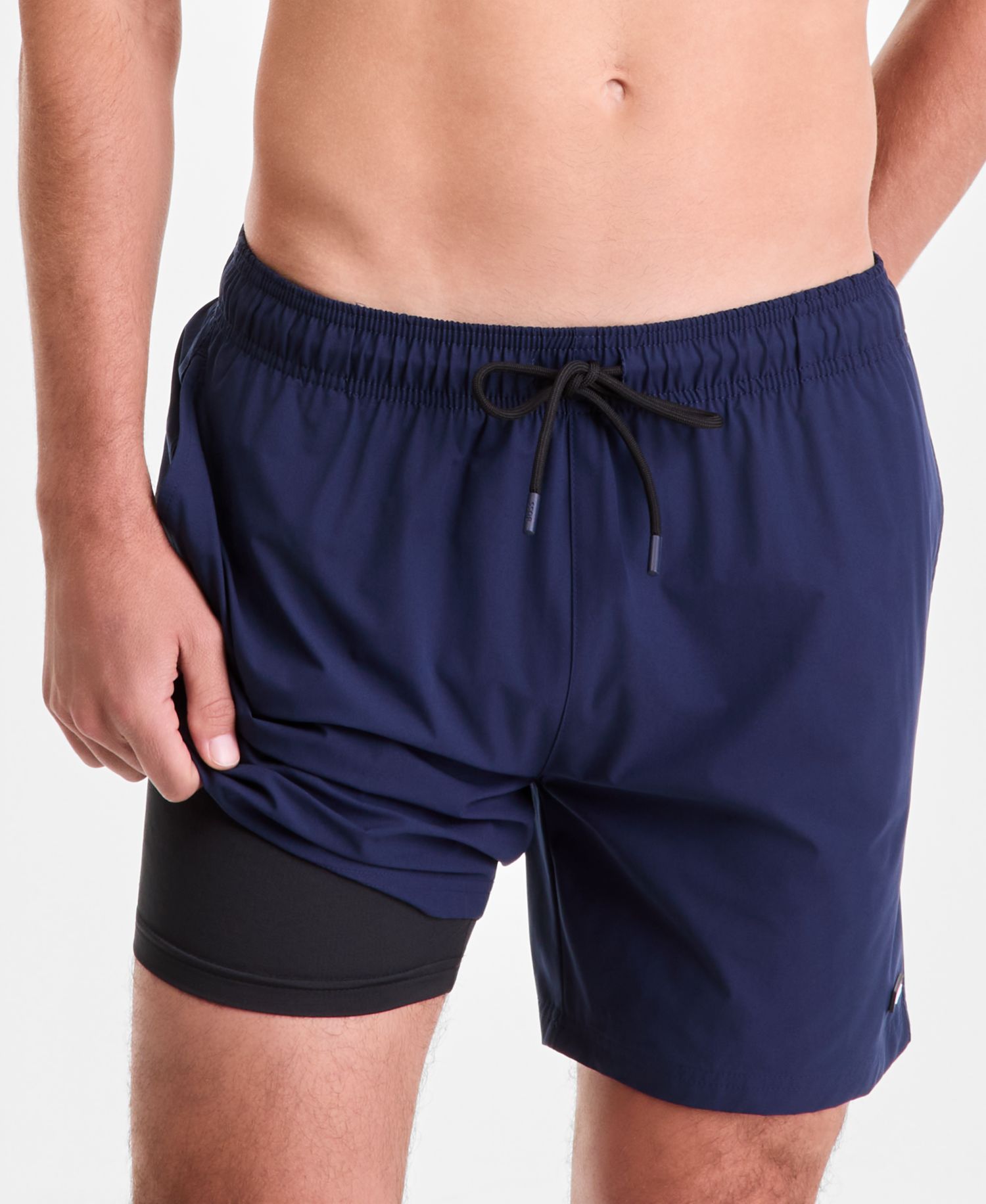 BOSS Men's Inner Compression Short 6" Swim Trunks