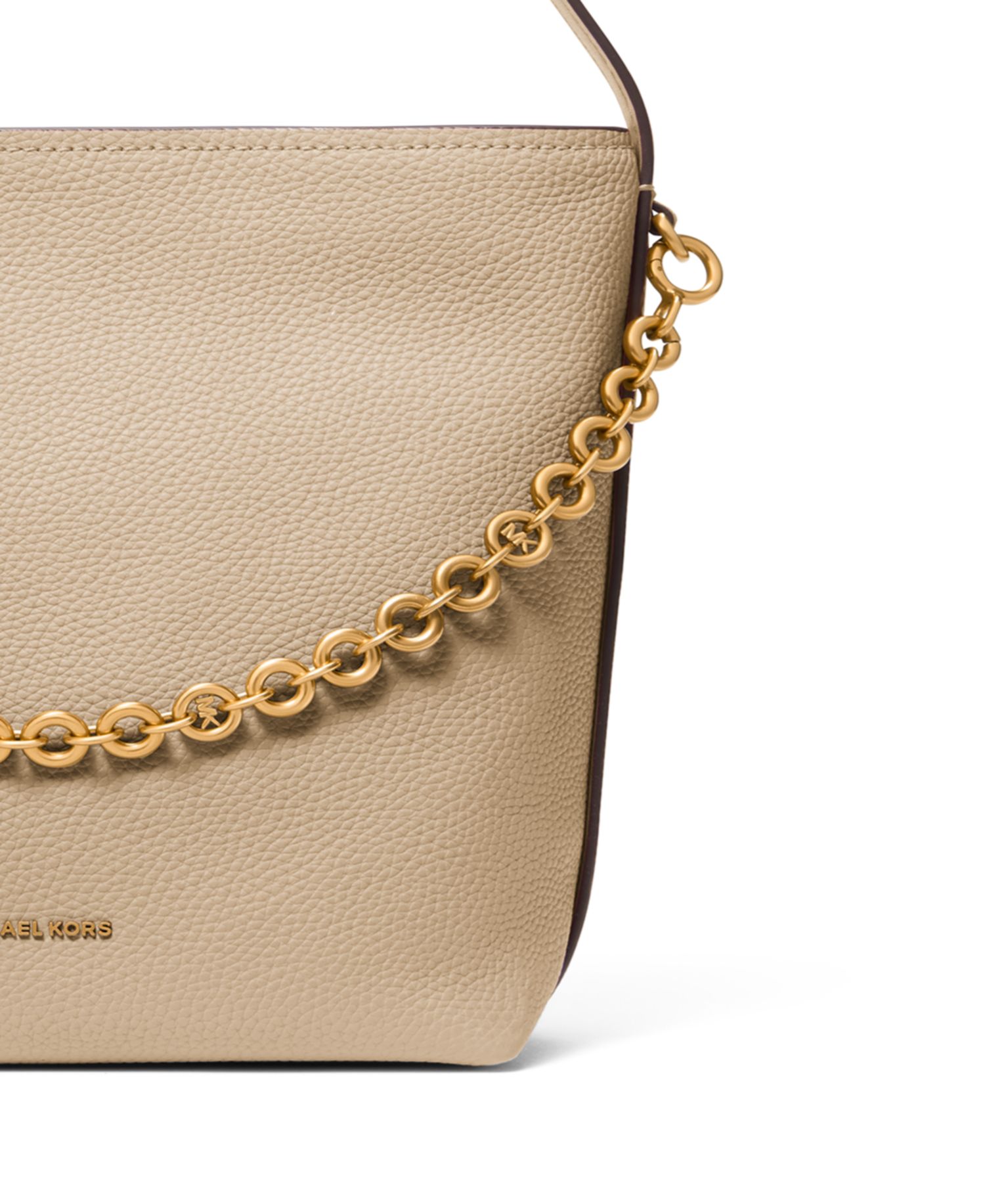 Nolita Small Bucket Messenger with Chain Handbag