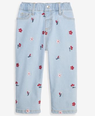 Toddler Girls' 12M-5T Embroidered Jeans
