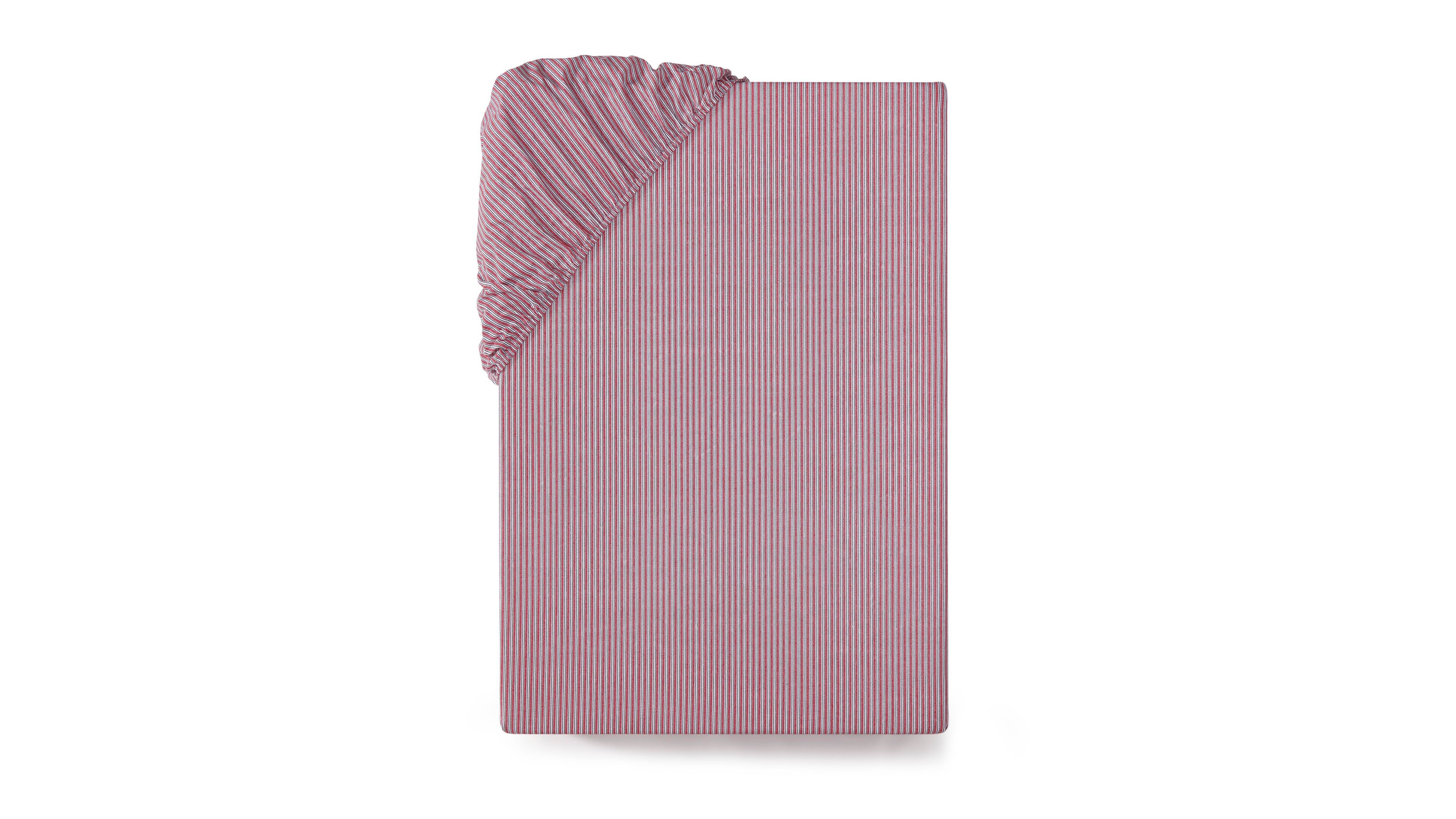 Tommy Hilfiger Essentials 300-Thread Count Solid Cotton Percale Fitted Sheet, Full