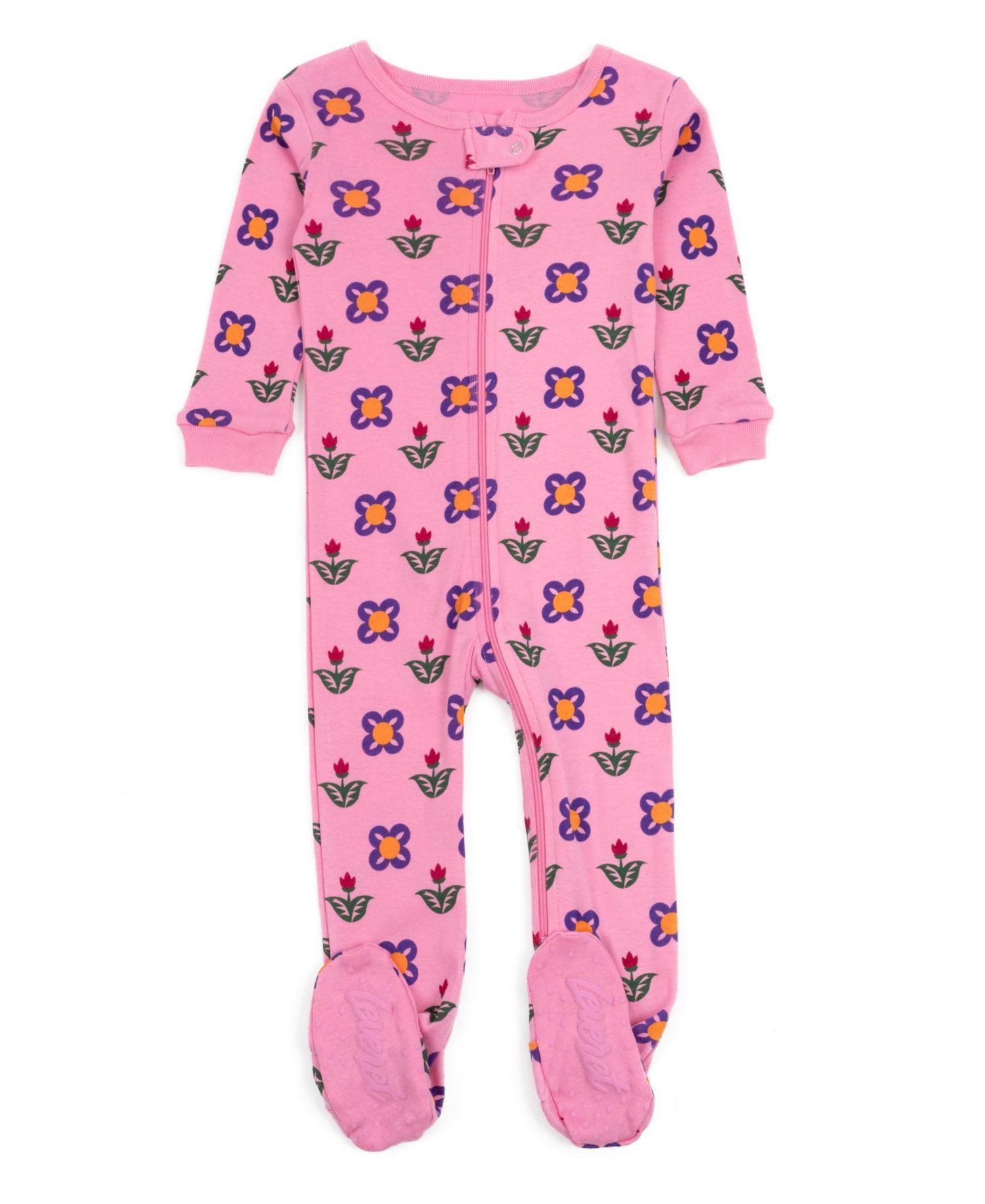 Toddler Girls Matching Family One-Piece Cotton Sleep 'n Play Footed Pajamas - Cute and Playful Prints